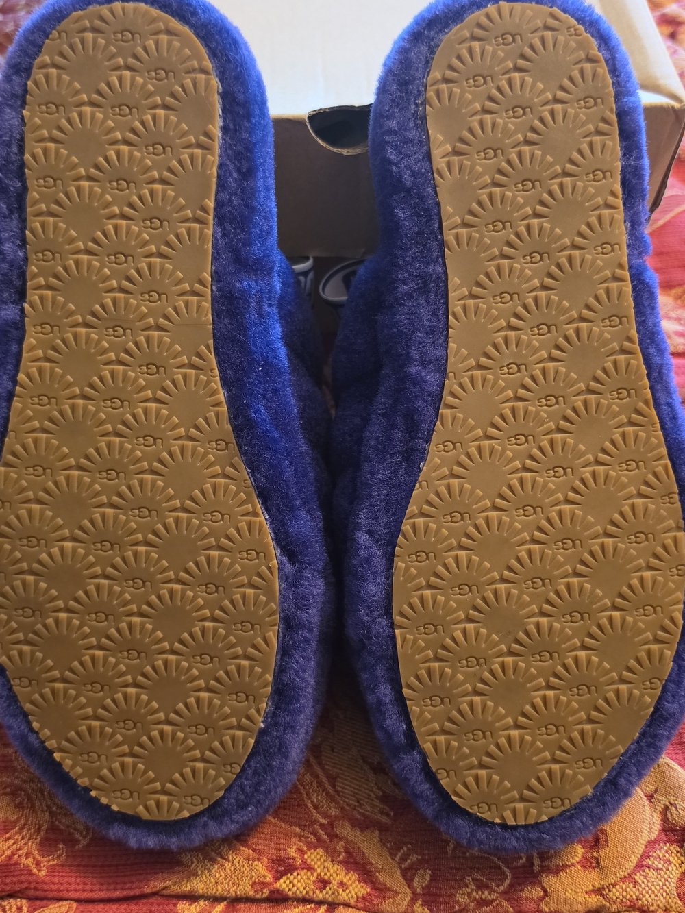 UGG Cozy Fuzz Slider in Purple Color - Picture 7 of 13
